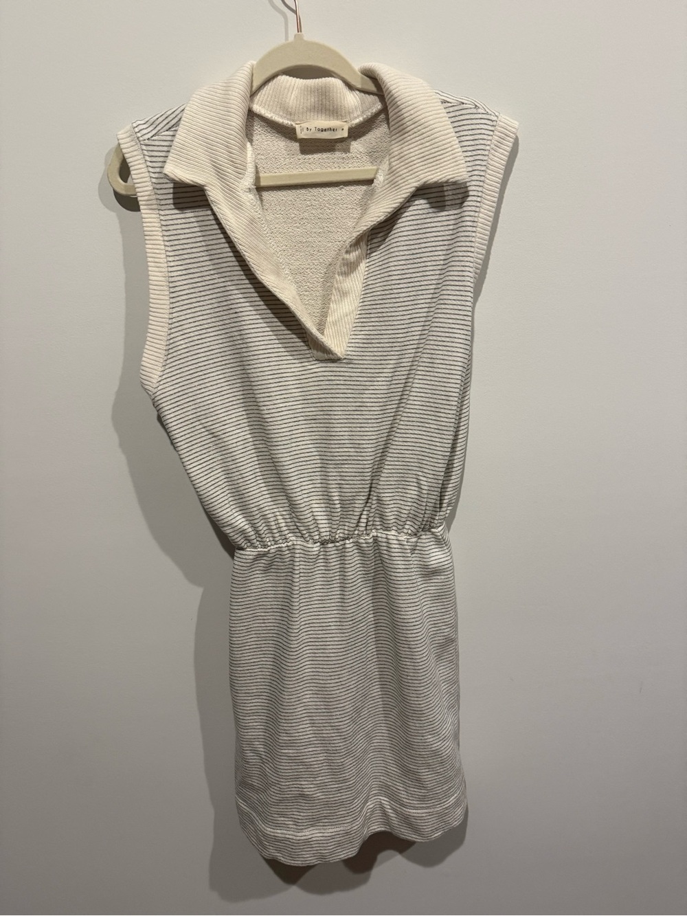 By Together terry cloth striped dress. Size medium